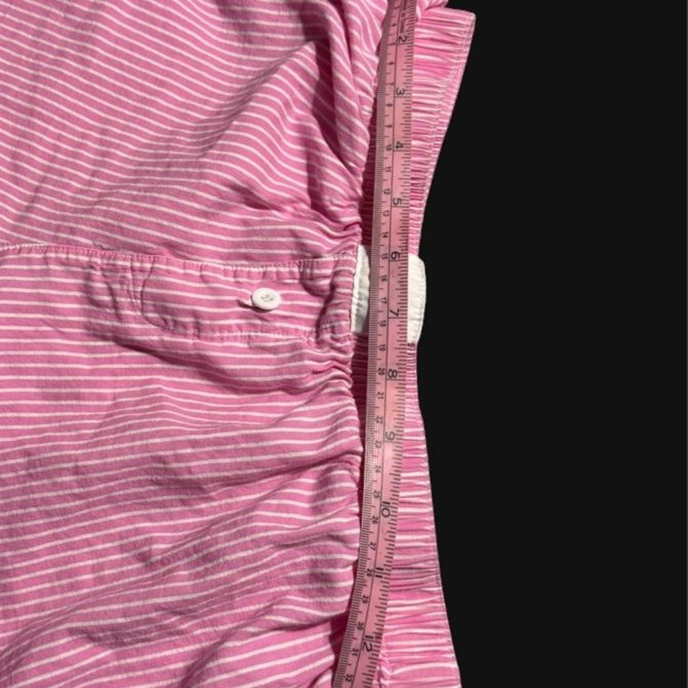LOMON Pink Striped Boxer Shorts Elastic Waist Pajama Core Coquette - Picture 3 of 4
